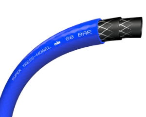 Super Tress-Nobel® PVC Spraying Hose 80 Bar Blue 50m Coil 