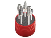 SOLID CARBIDE ROTARY BURR CYLINDRICAL SET 5 PIECE
