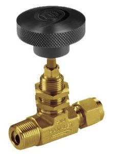 Ham-Let® H-395U Brass Male to Let-Lok® Needle Valve Regulating Stem