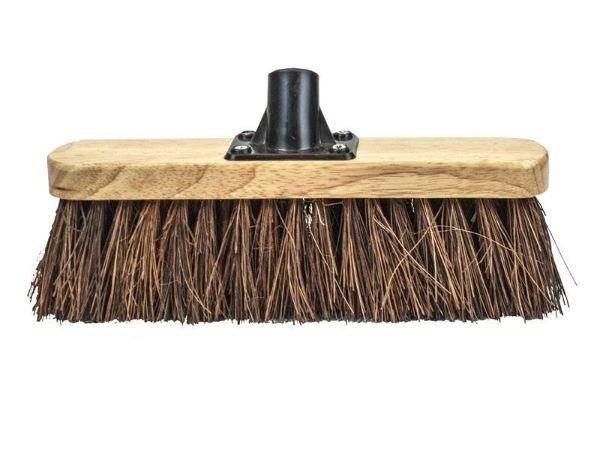 BROOM HEAD BASSINE VARNISHED 300MM (12IN) THREADED SOCKET