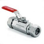 Ham-Let® H-700 2-Piece Ball Valve Let-Lok® Butterfly Handle 