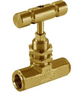 Ham-Let® H-310U Brass Female Needle Valve Soft Seat PCTFE Stem