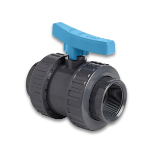 Vale® PVC Double Union Female Ball Valve