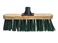 BROOM HEAD STIFF GREEN 300MM (12IN) THREADED SOCKET