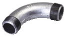 Vale® DIN standard galvanised 90° male bend