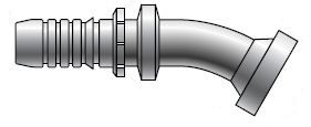 Gates GlobalSpiral™ SAE Flange 30° Swept Elbow Code 62